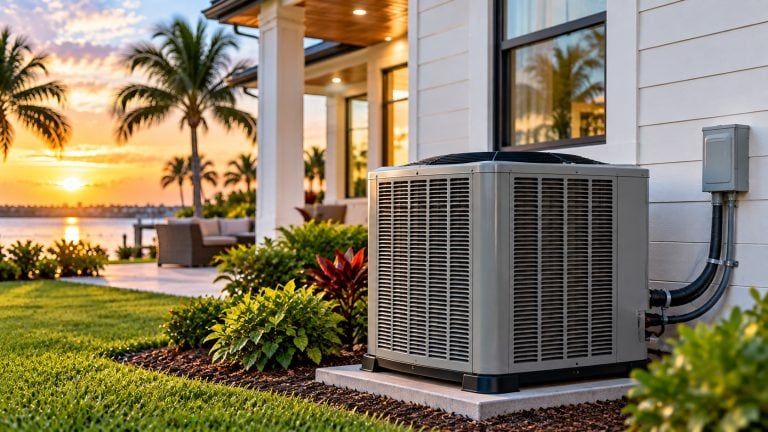 New residential HVAC system installed at a Florida home